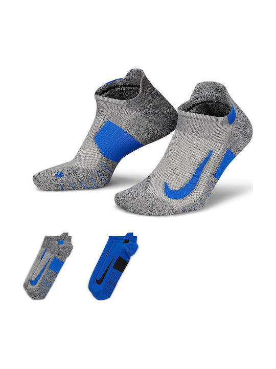 Nike Multiplier Noshow Αθλητικές Κάλτσες Πολύχρωμες 2 Ζεύγη