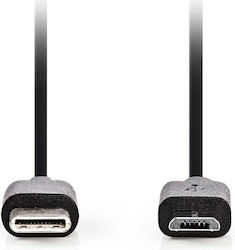 Nedis USB 2.0 USB-C male - micro USB-B 60W 1m (CCGL60750BK10) Bulk Nedis USB 2.0 USB-C male - micro USB-B 60W 1m (CCGL60750BK10) Bulk