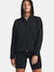 Unstoppable Long Women's Sweatshirt Jacket Black
