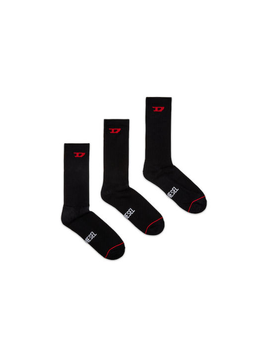 Diesel Κάλτσες Μαύρες 3Pack