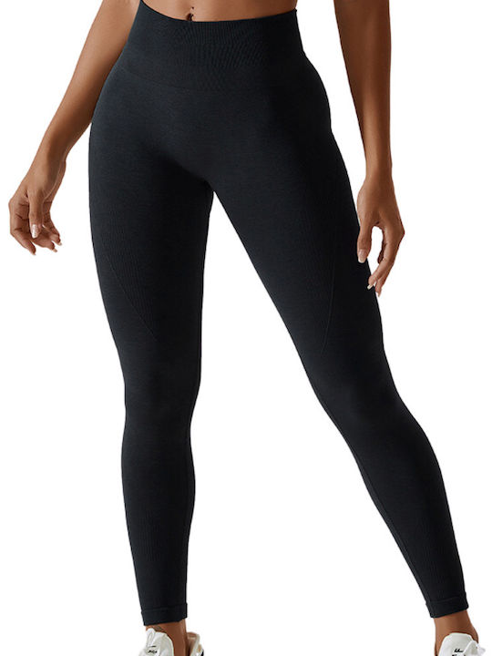 La Lolita Amsterdam Women's Long Training Legging High Waisted Black