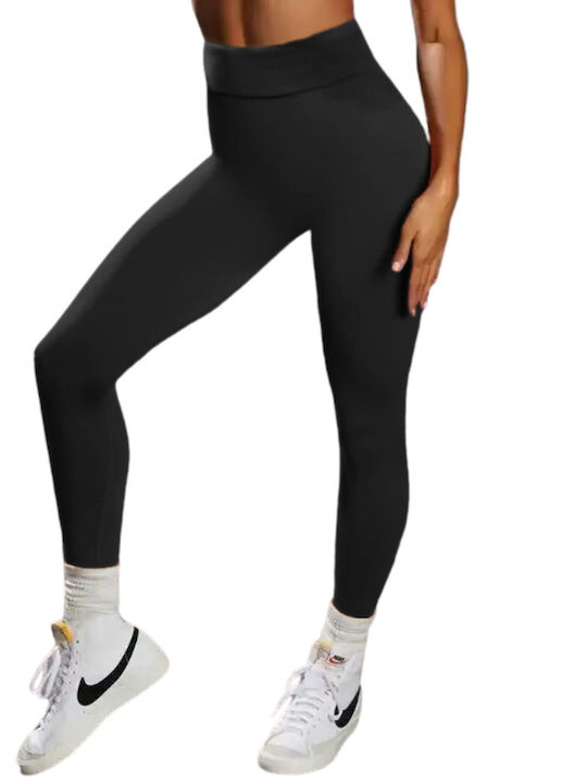 La Lolita Amsterdam Women's Long Training Legging High Waisted Black