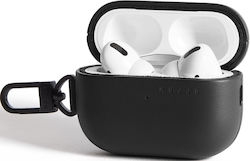 Mujjo Echelon Калъф с кука в Черен цвят за Apple AirPods Pro 2
