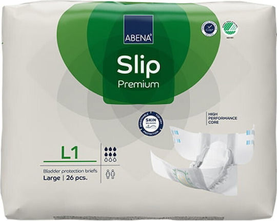Abena Slip Premium Scutece pentru incontinență L1 Mare 4x26buc