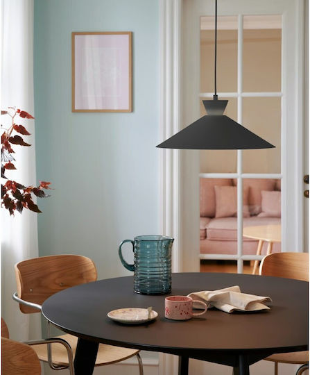 Nordlux Hängelampe Schwarz mit Fassung E27 17.5x45cm.