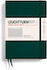 Leuchtturm1917 Notizbuch A5 Quadrat Grün
