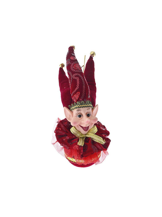 Iliadis Christmas Dwarf Ornament Burgundy