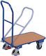 Variofit Platform Trolley Foldable for Weight Load up to 150kg Blue