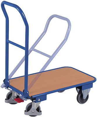 Variofit Platform Trolley Foldable for Weight Load up to 150kg Blue