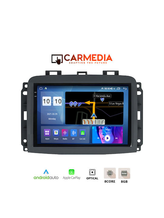 Carmedia Car Audio System for Fiat 500L 2012+ (Bluetooth/USB/WiFi/GPS/Apple-Carplay/Android-Auto) with Touch Screen 10.36"