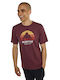 Burton Underhill Men's Short Sleeve T-shirt Burgundy