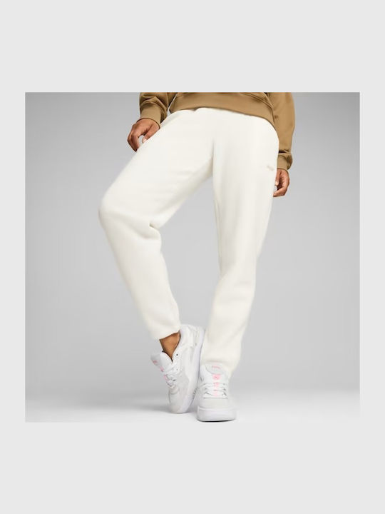 PUMA Classics Долнище на анцуг Флийс Екрю