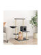 vidaXL Scratching Post Cat Trees Gray 78x59x95cm