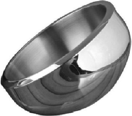 Σαλατιέρα Inox Ασημί 16x16cm