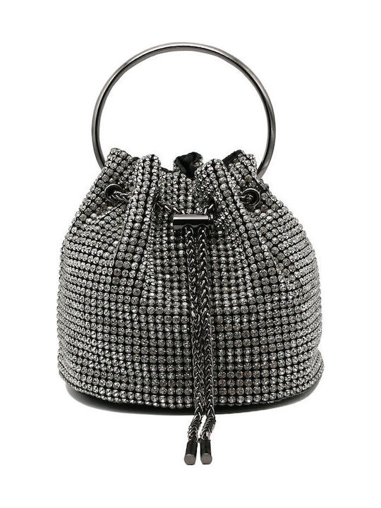 De piele Geantă de damă De mână Neagră