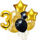 Set of 8 Balloons Foil Birthday-Celebration Numbers