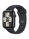 Apple Watch SE 2023 Cellular Aluminium 44mm Αδιάβροχο με Παλμογράφο (Midnight με Midnight Sport Band (S/M))