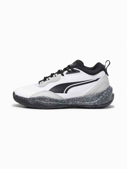 Puma Playmaker Pro Niedrig Basketballschuhe Weiß