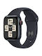 Apple Watch SE 2023 Cellular Aluminium 40mm Αδιάβροχο με Παλμογράφο (Midnight με Midnight Sport Band (M/L))