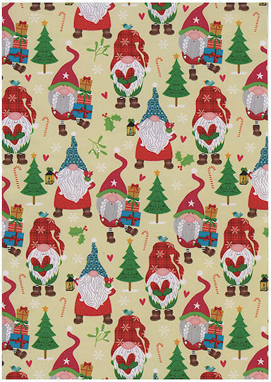 Exas Paper Christmas Wrapping Paper for Gift Multicolour 70cm.
