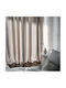 Gofis Home Vorhang mit Grommets Winter 711/34 Graue 140x280cm