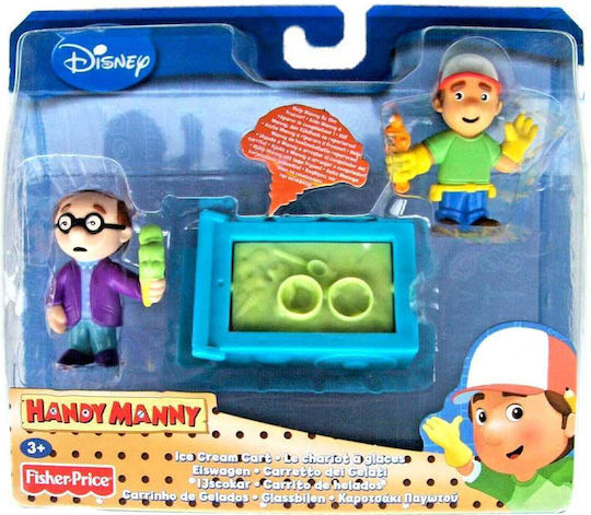 Fisher Price Handy Manny The Carpenter Ice Cream Cart for 3+ Years