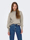 Only Women's Long Sleeve Sweater Beige