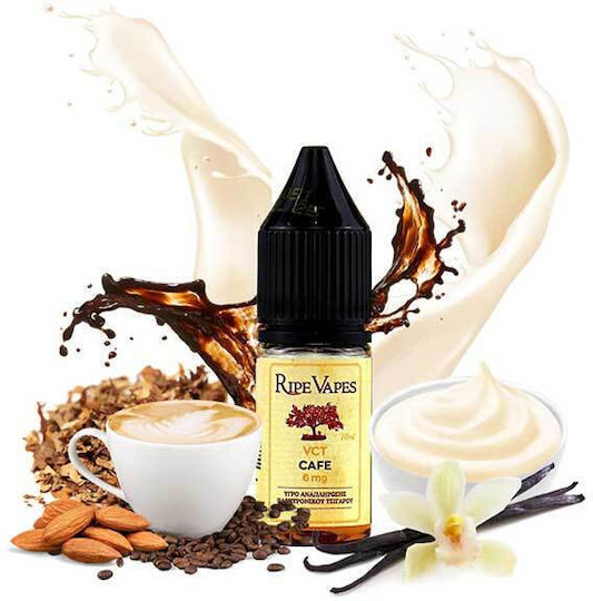 Ripe Vapes Έτοιμο Υγρό Αναπλήρωσης Vct Cafe με Καπνική Γεύση 12mg 10ml