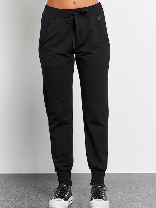 BodyTalk Damen-Sweatpants Jogger Schwarz