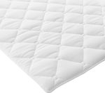 HomeMarkt Single Bed Foam Mattress Topper with Elastic Straps 90x200x5cm