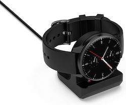 2 Tragbare Ladegeräte für Amazfit T-Rex Schwarz 2 Tragbare Ladegeräte für Amazfit T-Rex Schwarz