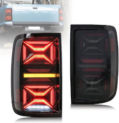 Vland Taillights Led for Volkswagen Amarok Black / Fime 10-21 2pcs