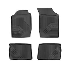 Frogum Σετ Μπροστινά και Πίσω 4τμχ για Renault Thalia 1998-2008 Μαύρα Frogum Σετ Μπροστινά και Πίσω 4τμχ για Renault Thalia 1998-2008 Μαύρα