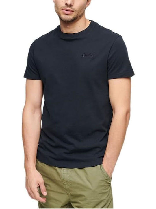 Superdry Vintage Herren T-Shirt Kurzarm Blau