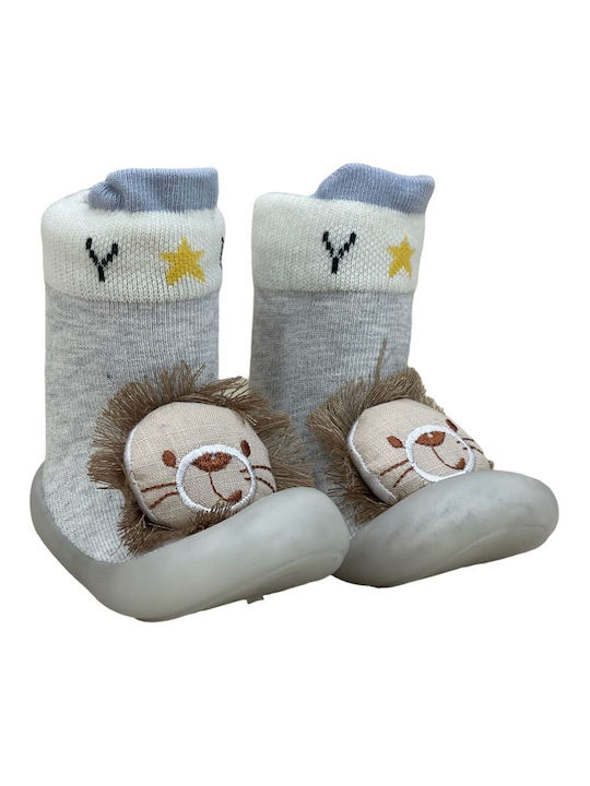 Childrenland Kinderstrümpfe Hausschuh-Socken Gray