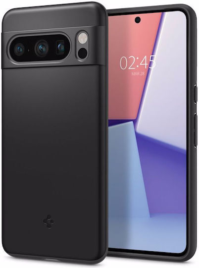 Spigen Thin Fit Задна корица Пластмаса 0.6мм Черен (Google Pixel 8 Pro)
