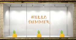 UrbanStickers Display Window & Wall Sticker Summertime 9.5x15cm 9173