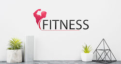 UrbanStickers Aufkleber Wand Fitnessstudio 5180