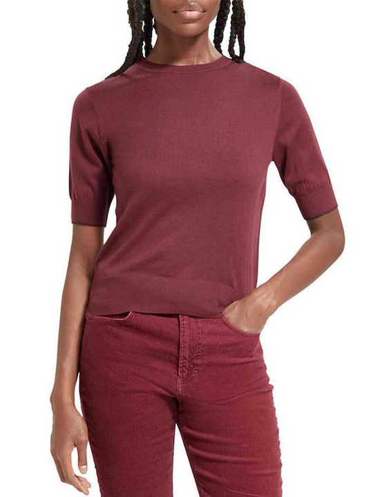 Scotch & Soda Women's T-shirt Burgundy