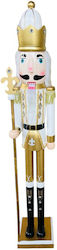 Fun Baby Wooden Christmas Nutcracker White