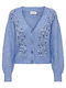 Only Women's Knitted Cardigan Light Blue