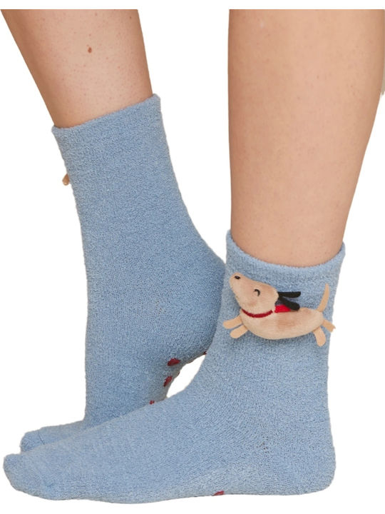 Noidinotte Kindersocken Rutschfest Hellblaue