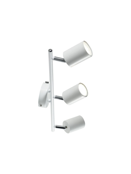 Nordlux Triple White Spot with GU10 Lamp Adapter