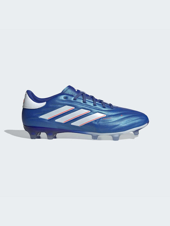 Adidas Copa Pure II.2 FG Χαμηλά Ποδοσφαιρικά Παπούτσια με Τάπες Lucid Blue / Cloud White / Solar Red