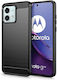 Tech-Protect Umschlag Rückseite Silikon / Kunststoff Schwarz (Motorola Moto G84 5G)