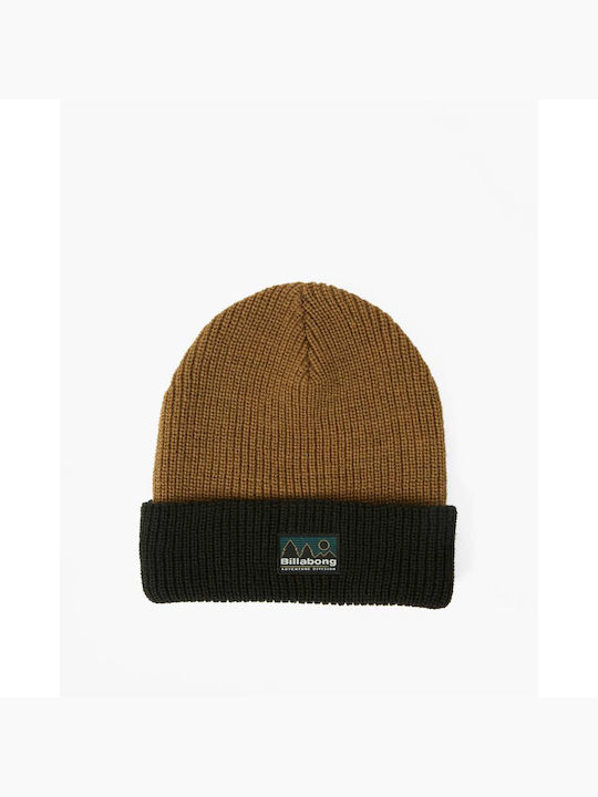 Billabong Beanie Unisex Beanie Knitted in Brown color