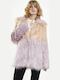 Women's Long Fur Lilac