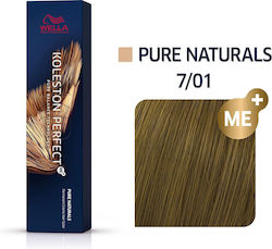Wella Koleston Perfect Me+ Hair Dye 7/01 Blonde...
