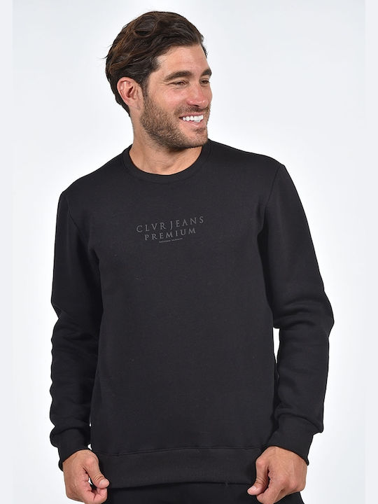 Clever Men's Sweatshirt Black