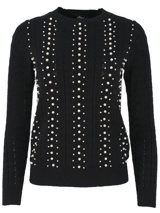 Forel Women's Long Sleeve Sweater Black